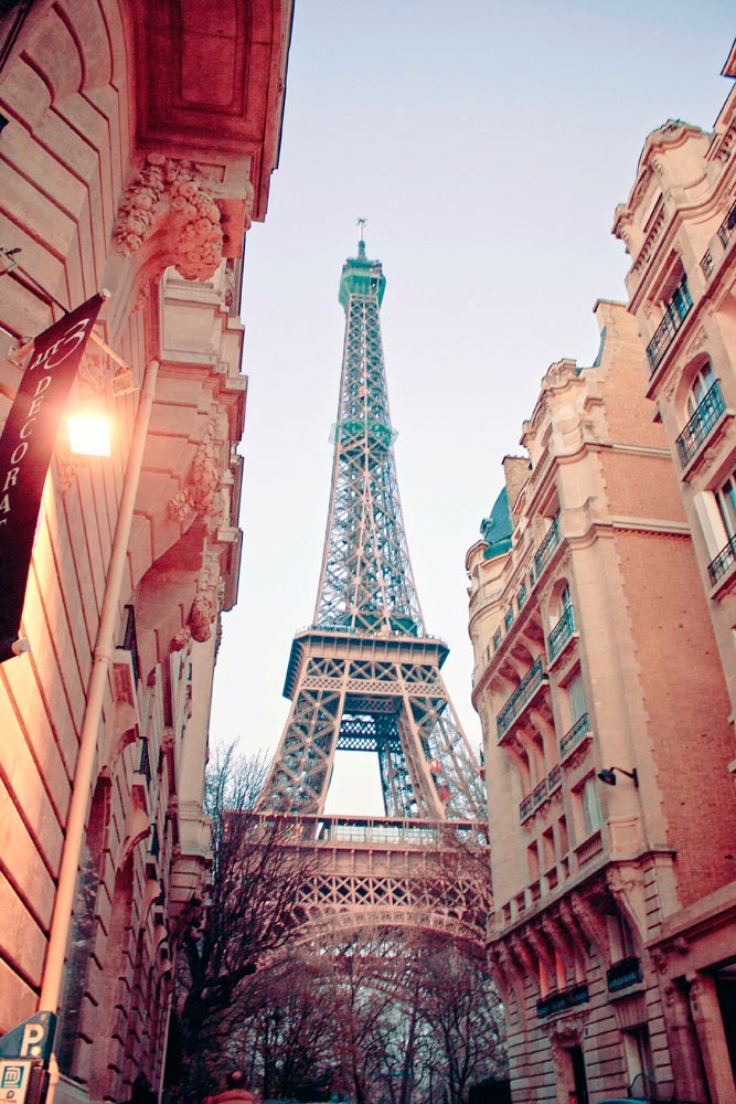 Eiffel Tower Neighborhood - Photo Print - 8"x10"