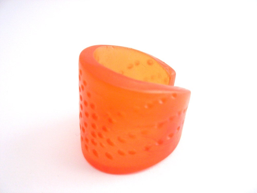 Tangerine orange resin ring jewelry , broad resin ring cuff , wrap resin ring jewellery , adjustable hand made jewelery by topazturtle - TopazTurtle Tangerine orange resin ring jewelry , broad resin ring cuff , wrap resin ring jewellery , adjustable hand made jewelery by topazturtle - TopazTurtle