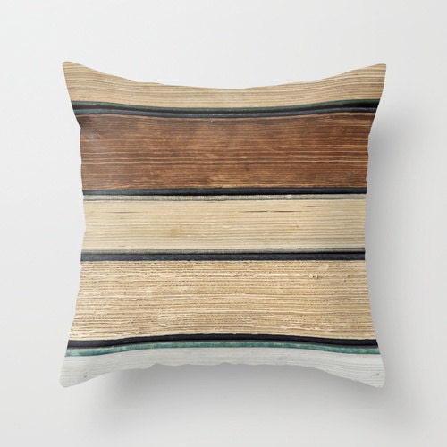 Pillow Cover, Photo PIllow, Vintage Books, Abstract Art Pillow, Neutral Colors, Spring Decor, Living Room, Bedroom, 16x16, 18x18, 20x20