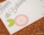 Peach Summer Printable Party Collection by Tweedle Dee Designs