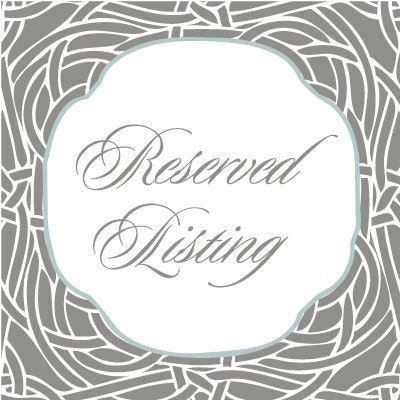 Custom listing for Cathleen