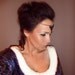 Forehead Band black lace heart - head jewelry