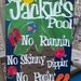 Pool Rules Sign