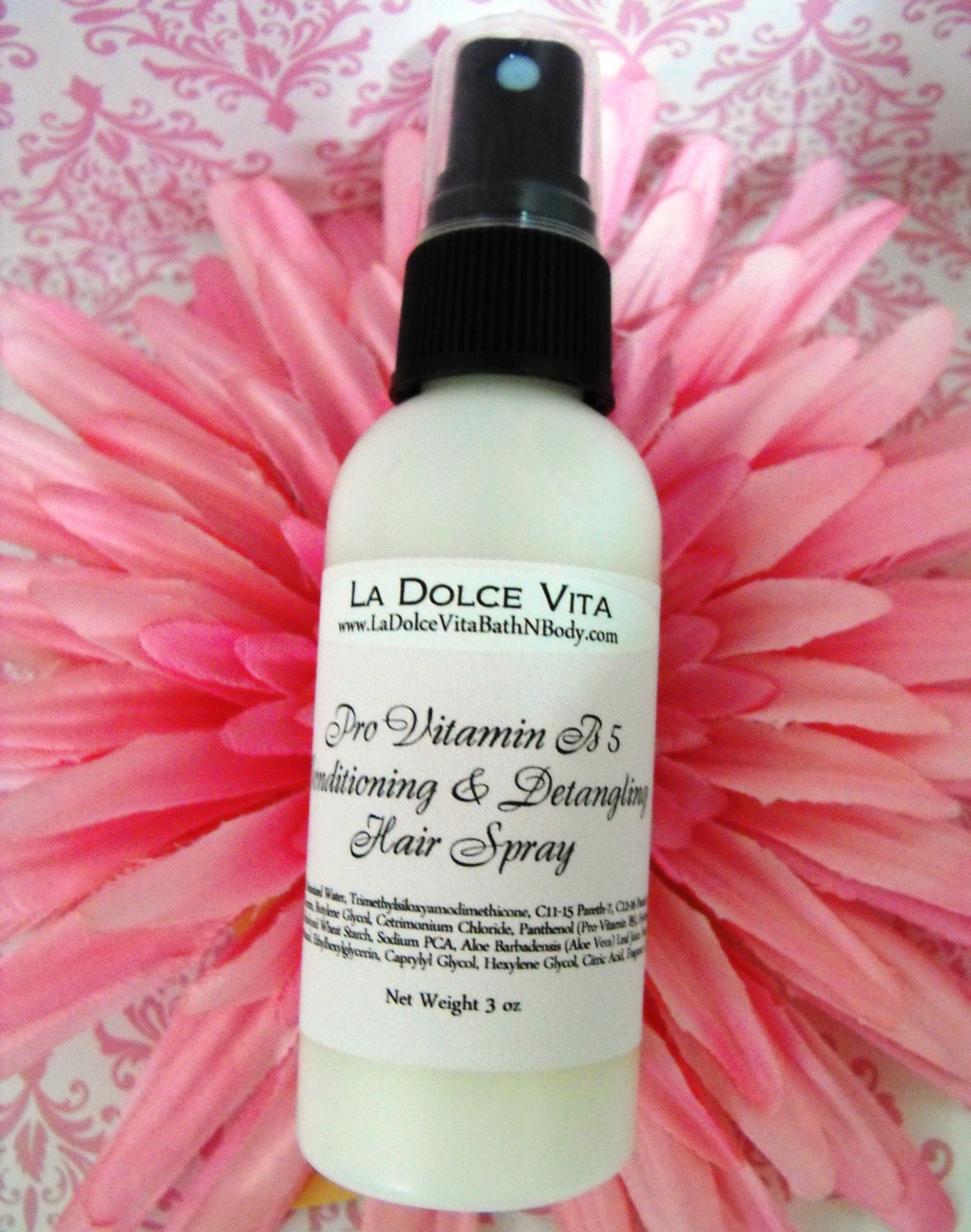 Conditioner Spray - Choose Fragrance - Vitamin Pro B5, Wheat Protein - Paraben Free