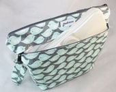 Diaper Clutch "Stow It All" Flock Together Grey