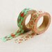 2 Set - Judy Red Fish Green Flower Adhesive Masking Tapes (0.6in)