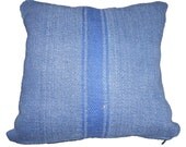 1930s Austrian Market Sack As Pillow