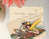 Vintage Save the Date or Wedding Invitations Set of 100 Vintage Car Theme