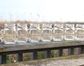 14 Mason Jar Mugs, Wedding Party, Mason Jars, 14 mugs
