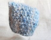 Newborn Boy Photography Prop Hat - Blue Chinstrap Hat