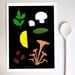 Good Food 1 Kitchen print 8.3" x 11.7"- A4 - high quality fine art print