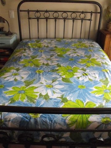 Two vintage 1970's bedspreads