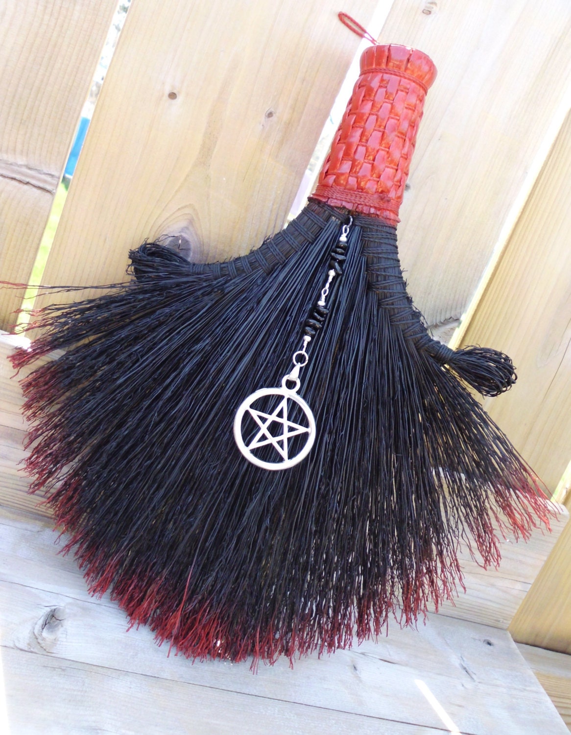 Altar Besom, Witches Broom , Altar Room Decoration, Witchcraft Wicca,,Pentacle, Protection, Purification