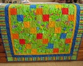 Bugs Bright Child's Patchwork Quilt