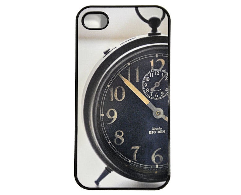 iPhone 4 case, iPhone 4S case, iPhone case - Clock