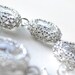 Handwoven Clear Cabochon Bracelet