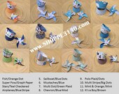 Mini Pinwheel Cupcake  Set of 12