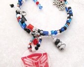 Autobot Jazz memory wire bracelet