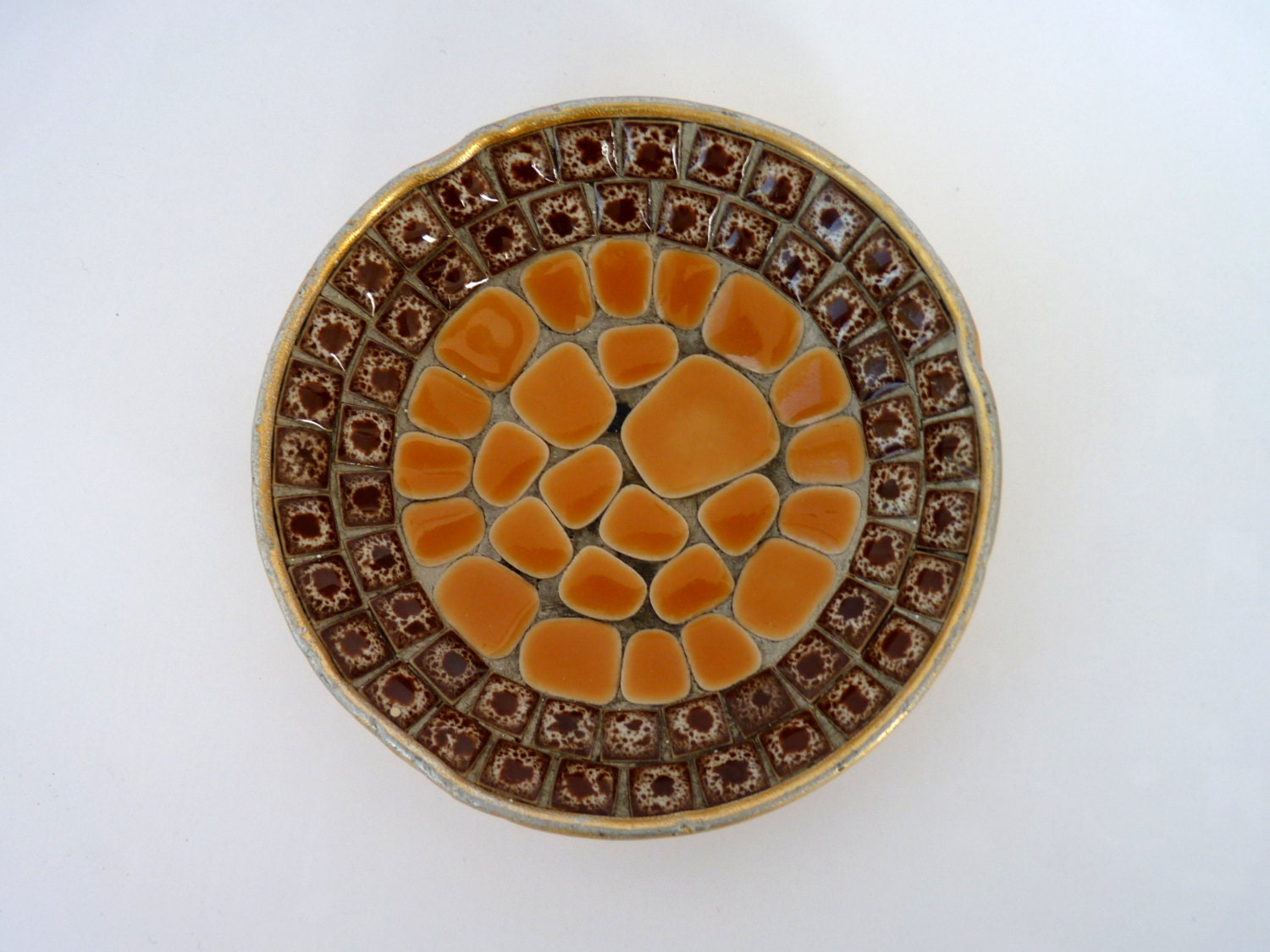 Mid Century Mosaic Dish