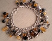 Hufflepuff House Charm Bracelet