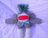 Green is Love Tattooed Sock Monkey