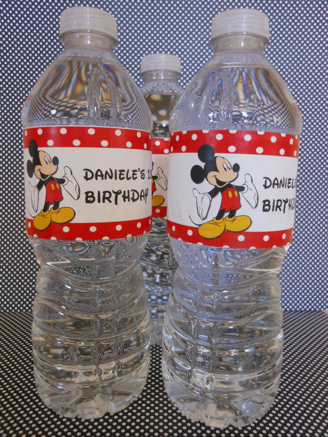 Minnie Mouse Birthday Waterproof Water bottle labels-15 Il_170x135
