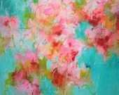 Elena ABSTRACT fine art giclee print on paper contemporary 16x16