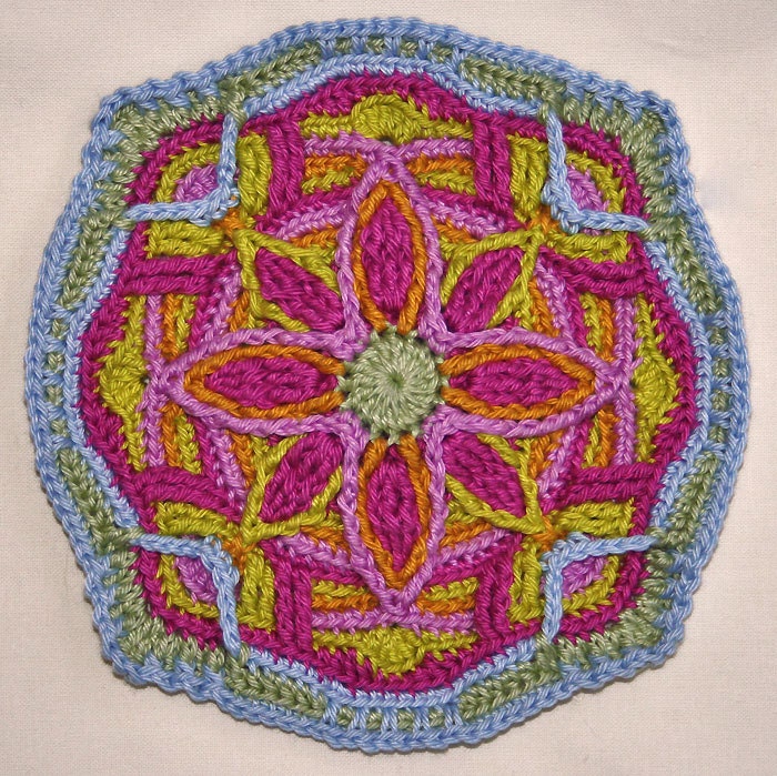 Overlay Crochet Motif, Pattern, PDF