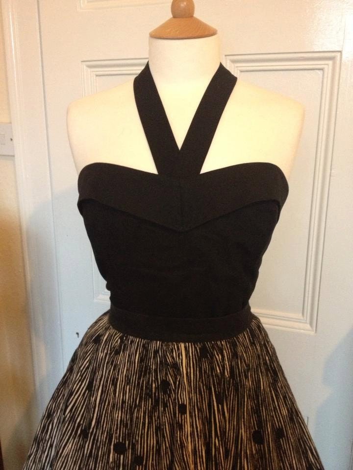 Vintage Repoduction multi strapped bustier top
