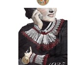 Vintage Collar & Cuff Set to Crochet for Women Circa 1935 - PDF Pattern Email Delivery - PrettyPatternsPlease