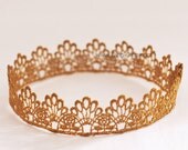 Gold or Silver Bohemian Lace Princess Crown