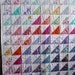 Geometric Baby Blanket, Made To Order - Triangle Quilt, modern baby quilt, baby quilt, triangle baby quilt