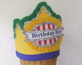 Birthday Hat- BIRTHDAY BOY- Birthday Party Crown / Hat - customize with any saying or number Il_170x135