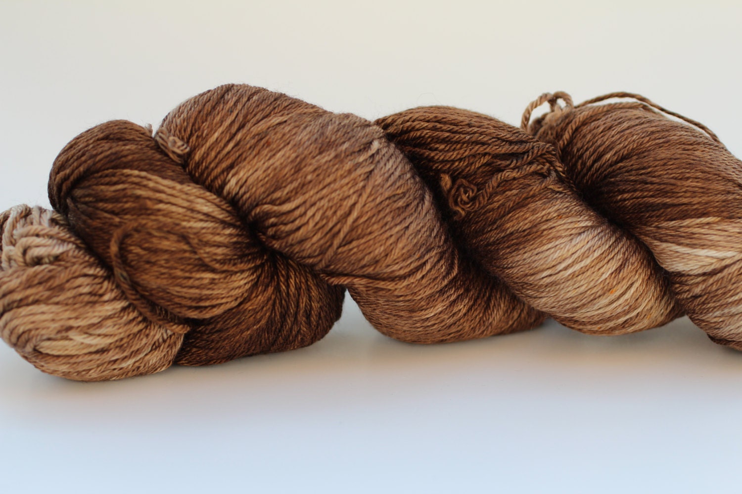 Seda Sock - Silk/Merino Fingering  - Espresso (light)