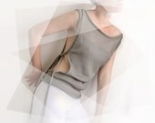 grey transparent okapi top - Paris fashion