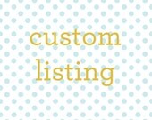 Custom Cerulean & Ruby  "(heart) I Love You (heart)" Mini Banner for Grace RESERVED