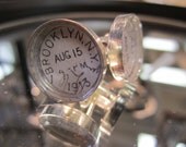 Brooklyn, NY 1913 Cufflinks - Vintage Men's Jewelry