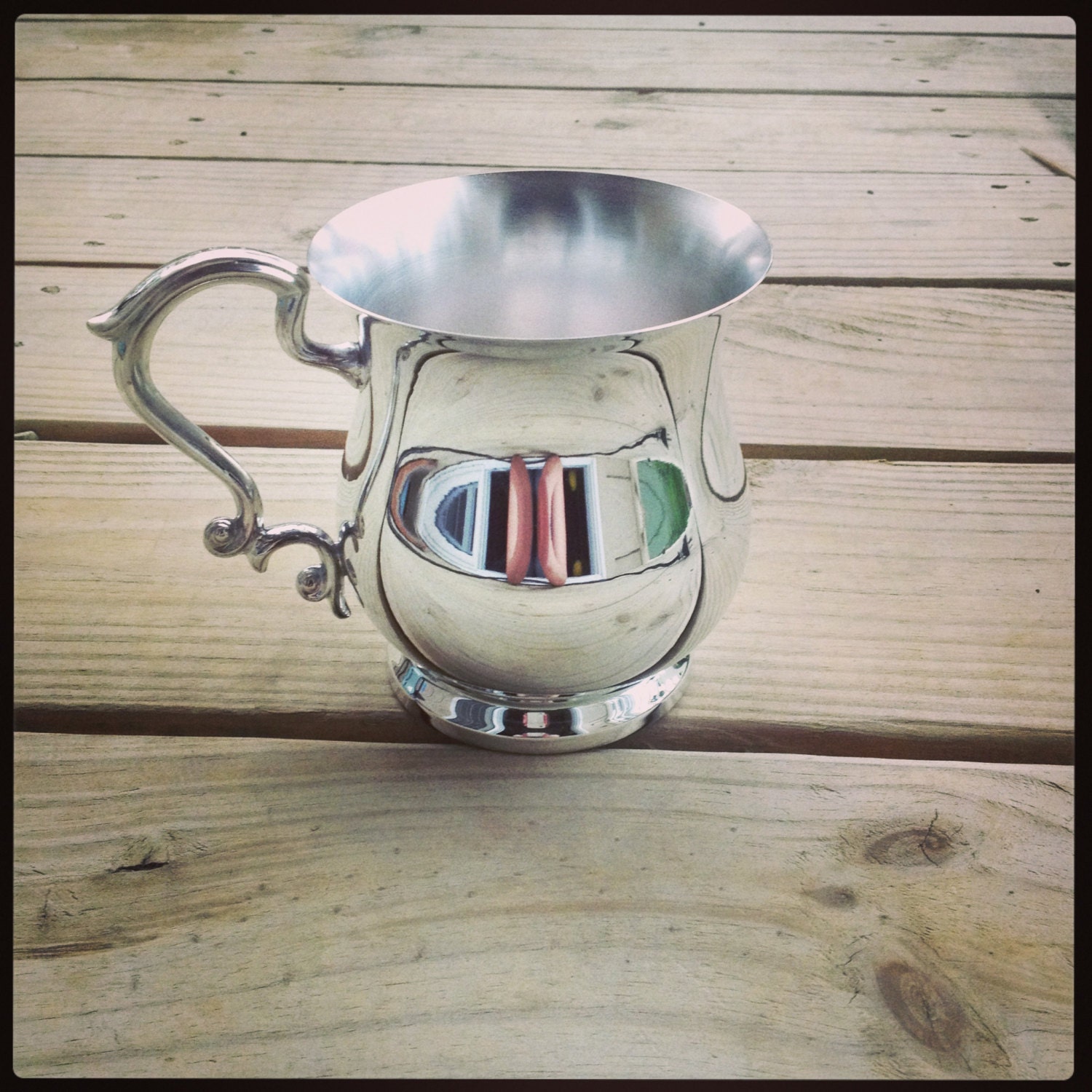 Silver plated tankard from F.B. Rogers Silver Company