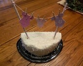 Baby Girl Clothsline Cake Bunting
