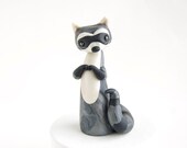 Raccoon Figurine by Bonjour Poupette
