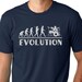 Drummer Evolution T-shirt music humor Drums tee