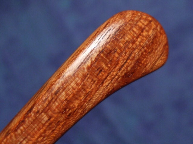 Hand carved hair stick shawl pin in Bubinga wood