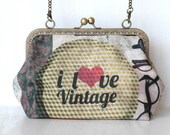 I love vintage,vintage glasses ,shoulder bag,purse,hand bag,clutch
