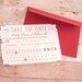Punch Card - Save the Date