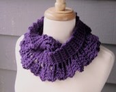 CROCHET PATTERN / DIY -  LeeAnn Infinity Scarf - Instant Download