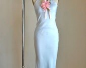 vintage 30s slip dress - CLEAR SKY 30s night dress / XS-S