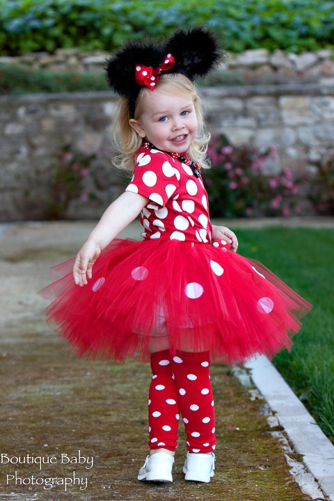 Minnie Mouse tutu set Great for Disney Birthday parties or just because. 2t 3t 4t 5t