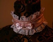 Marie Antoinette Collar in Pink or Blue