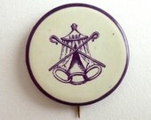 SALE Antique Odd Fellows IOOF Stick Pin Celluloid Button