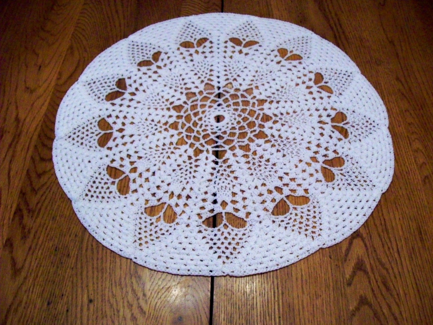 Crocheted Pineapple Doily Tabletop kitchen dining decor home decore